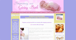 Desktop Screenshot of pregnancy-and-giving-birth.com